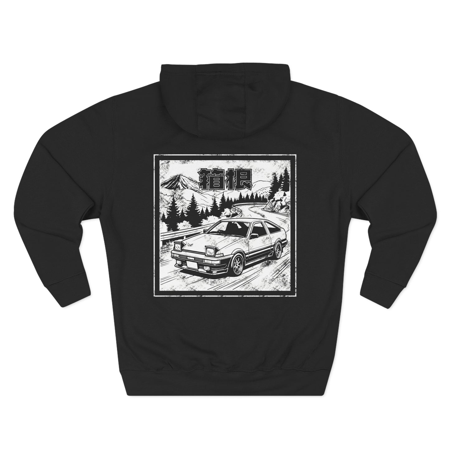 Hakone Eki Stamp Hoodie: AE 86