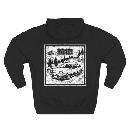 Hakone Eki Stamp Hoodie: AE 86