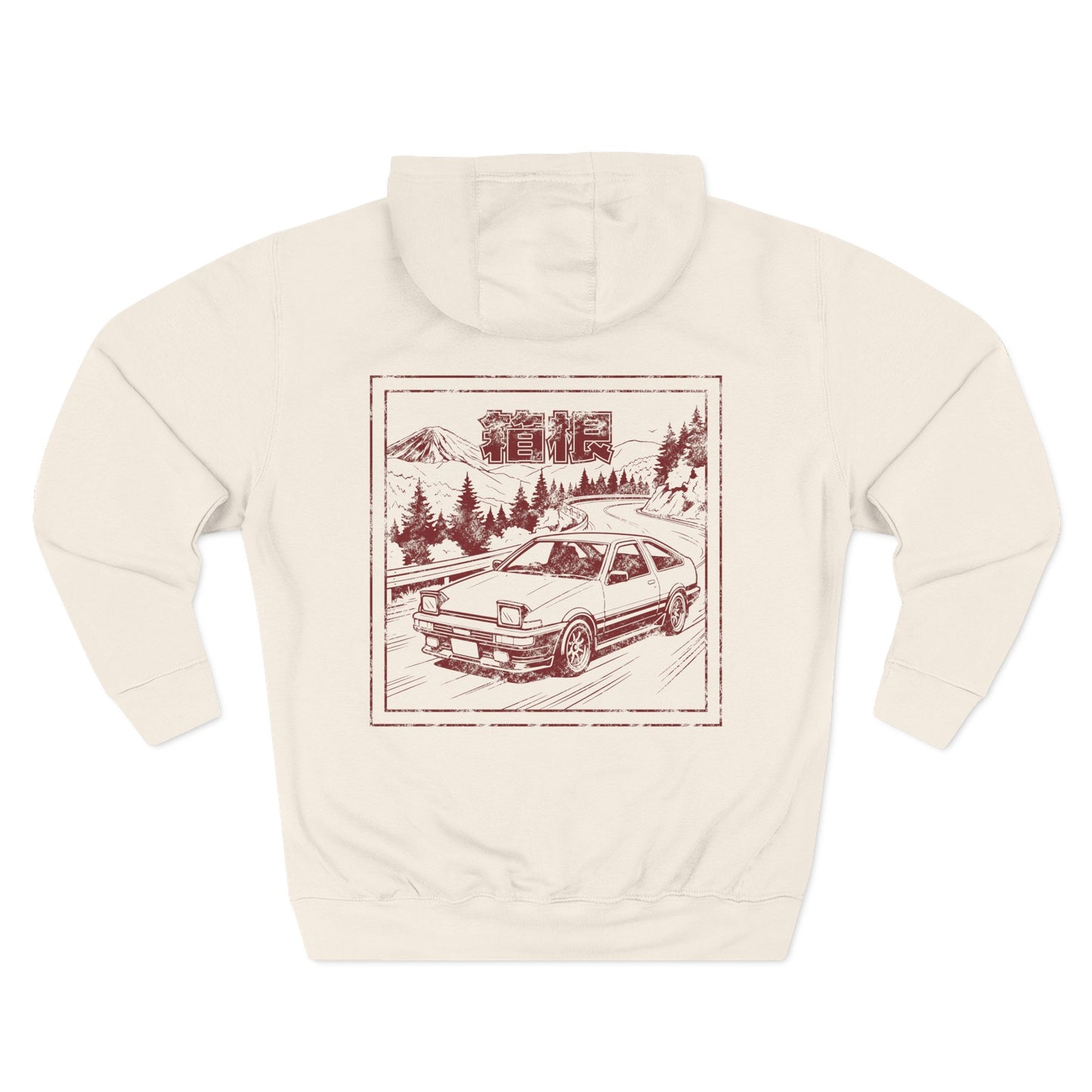 Hakone Eki Stamp Hoodie: AE 86