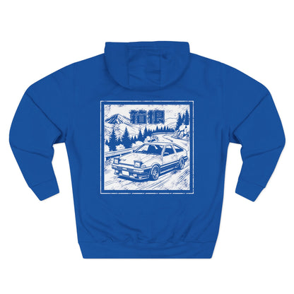 Hakone Eki Stamp Hoodie: AE 86
